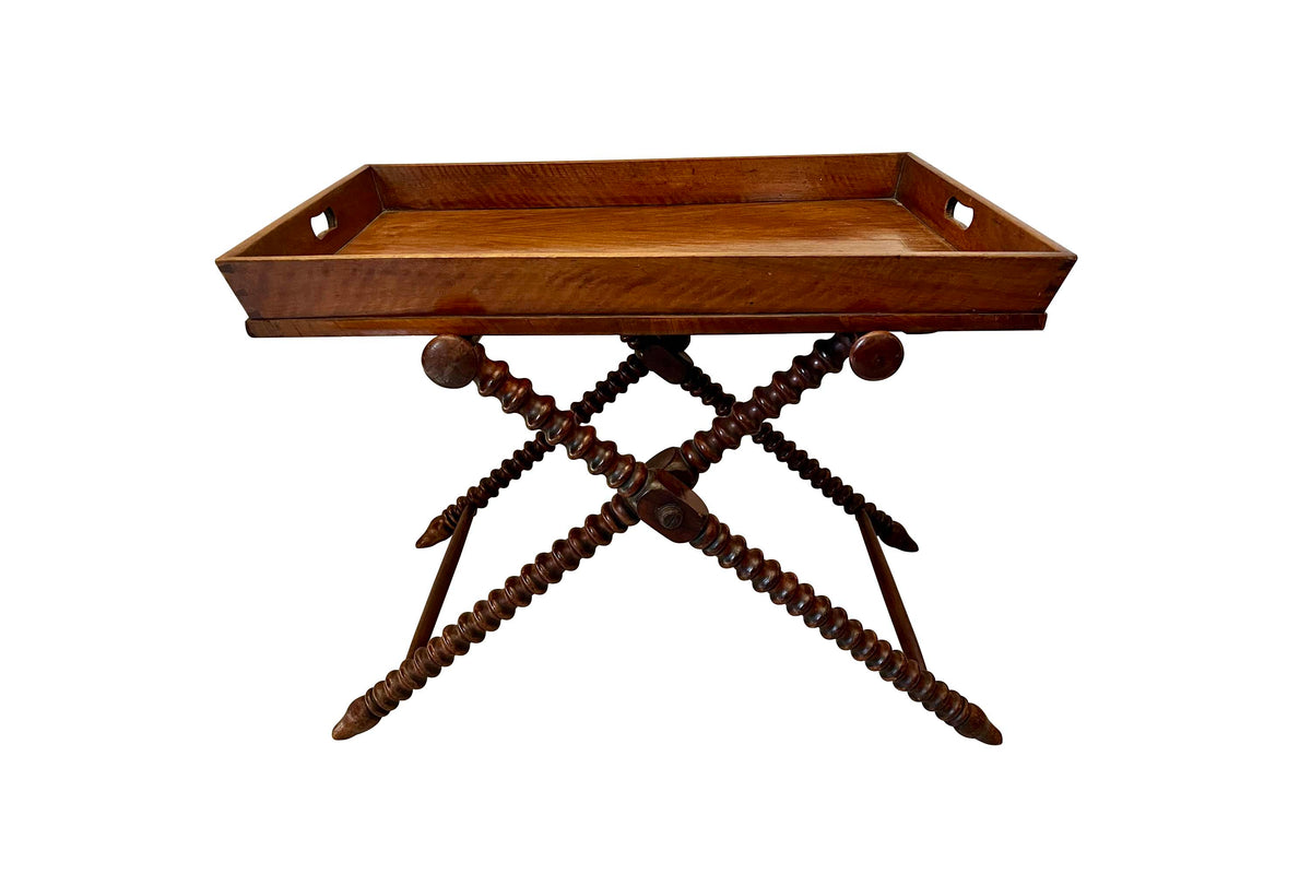 19th Century French Butlers Tray Table