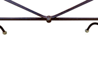 Pair of 19th Century French Wrought Iron and Marble Presentation Tables