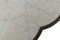 Pair of 19th Century French Pourailly & Charlionnais Quatrefoil Low Guéridon Tables