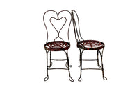 Pair of Mid-Century French ‘Bouchon de Champagne’ Wrought-Iron Garden Chairs