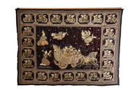 Early 20th Century Antique Burmese Kalaga Wall Hanging