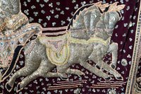 Early 20th Century Antique Burmese Kalaga Wall Hanging