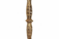 MID-CENTURY SPANISH GILT IRON FOUR-LIGHT FLOOR LAMP
