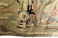 Mid-20th Century Aubusson Tapestry 'Soleil d’Or' by Thérèse Le Guen for Robert Four