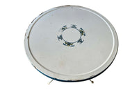 Early 20th Century French Enamelled Café Table with Secessionist Decoration