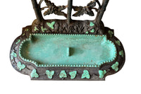 Early 20th Century French Art Nouveau Cast Iron Umbrella & Stick Stand