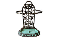 Early 20th Century French Art Nouveau Cast Iron Umbrella & Stick Stand