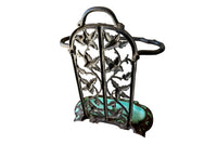 Early 20th Century French Art Nouveau Cast Iron Umbrella & Stick Stand