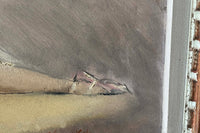 Mid-Century French Oil on Canvas Painting by 'Danseuse au Repos' by Cesar Vilot