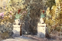 Early 20th Century Italian Watercolour Painting of Stresa Lake by Frank Catano ('E. St. John')