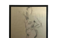 Set of Four Late 20th Century French School Modernist Female Nude Studies