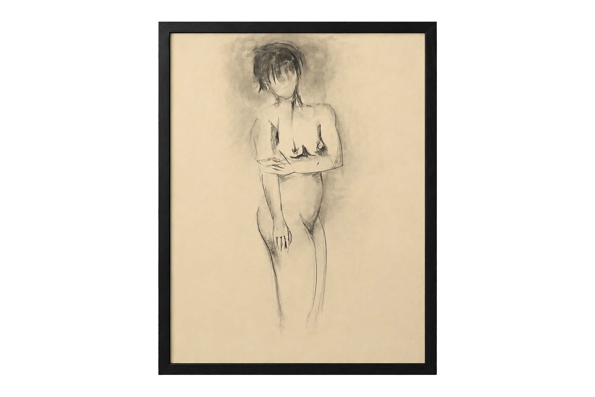 Set of Four Late 20th Century French School Modernist Female Nude Studies