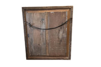 Early 20th Century French carved giltwood wall mirror of rectangular form.