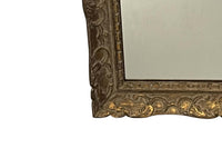 Pair of Mid-20th Century French Louis XV Style Giltwood Wall Mirrors