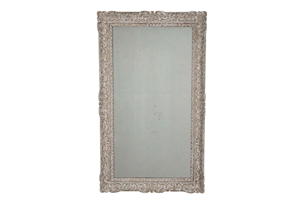 Large French Carved Montparnasse Framed Mirror