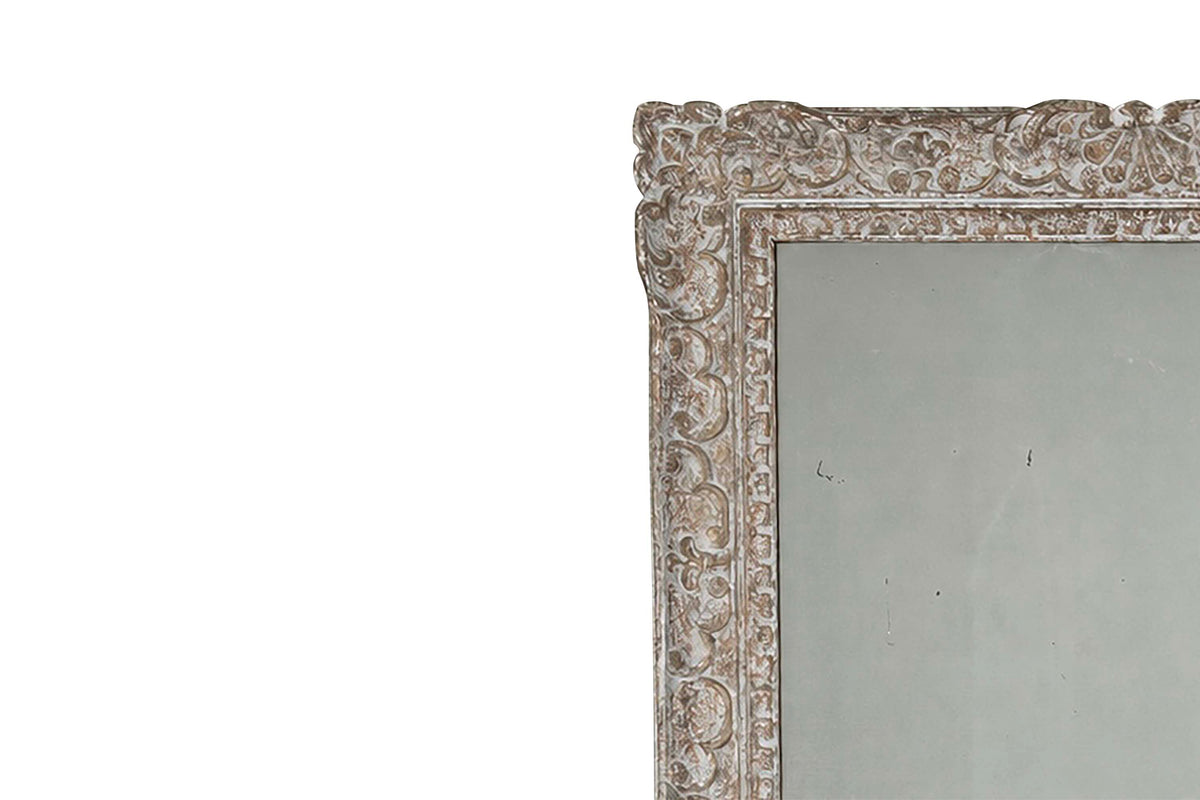 Large French Carved Montparnasse Framed Mirror