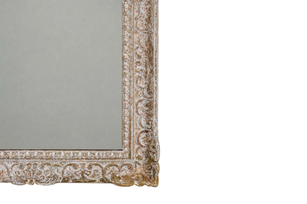 Large French Carved Montparnasse Framed Mirror