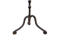 Pair of Monumental 18th Century Italian Wrought Iron Twelve-Light Floor Candelabra