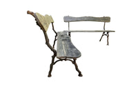 Pair of Late 19th Century French Branch-Work Garden Benches