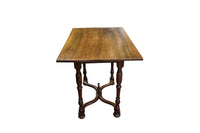 18th Century French Louis XIII Walnut Side Table with Drawer