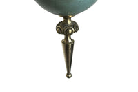 Mid-20th Century French Empire Revival Three-Branch Brass Chandelier with Swan Motifs and Arrow Arms