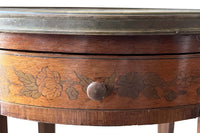 A finely proportioned early 20th Century French Louis XVI Revival bouillotte gueridon table.