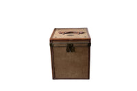 A charming early 20th Century French travelling hat trunk. 