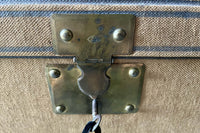 A charming early 20th Century French travelling hat trunk. 