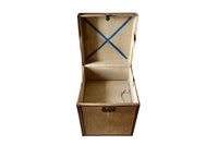 A charming early 20th Century French travelling hat trunk. 