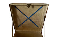 A charming early 20th Century French travelling hat trunk. 