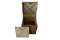 A charming early 20th Century French travelling hat trunk. 