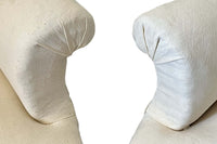 Pair of Large 19th Century Scroll Back Armchairs