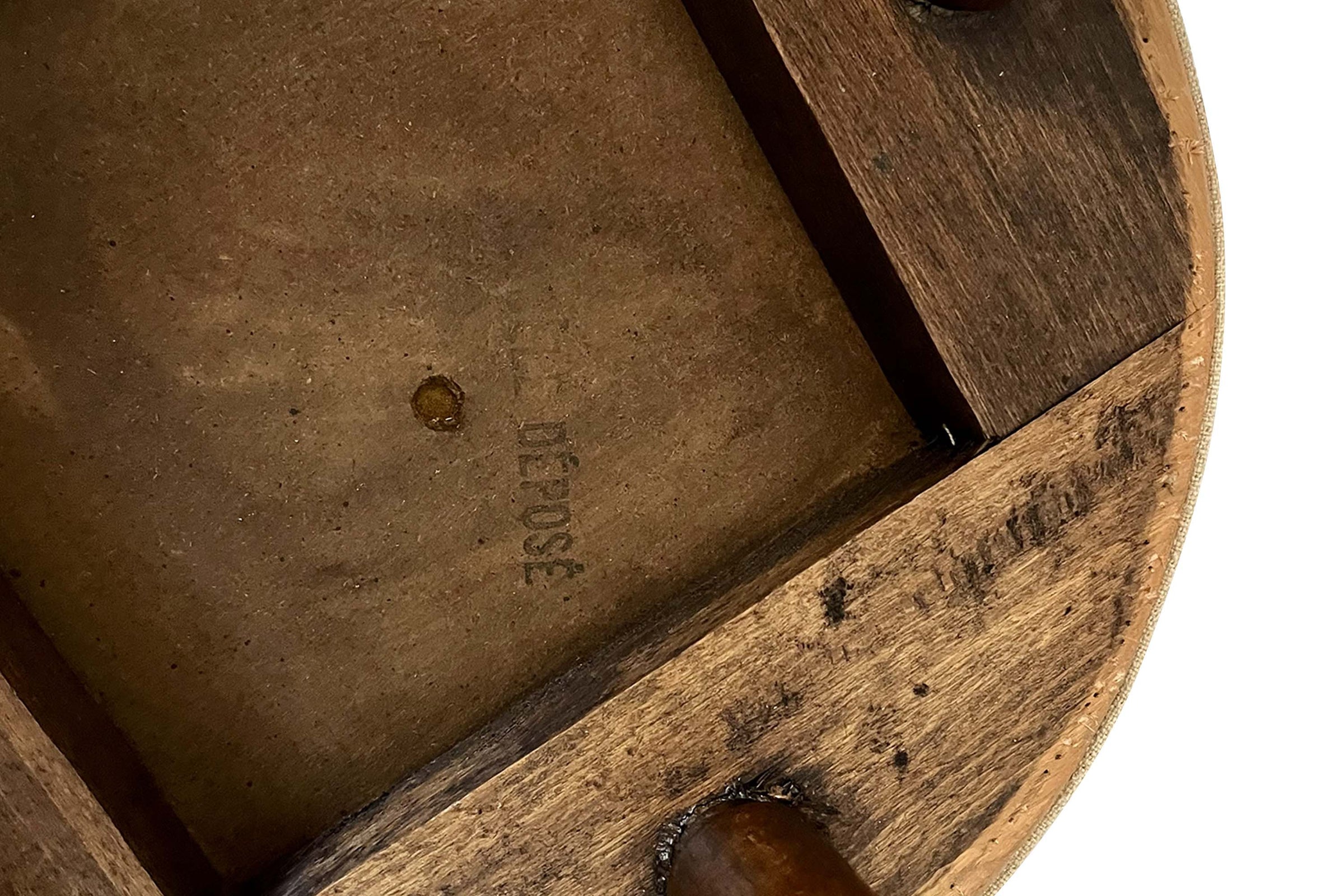 Pair of Mid-20th Century French Upholstered Stools