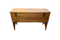 18th Century French Pine Blanket Chest Trunk