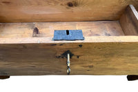 18th Century French Pine Blanket Chest Trunk