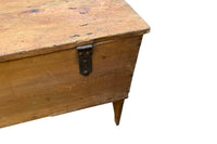 18th Century French Pine Blanket Chest Trunk