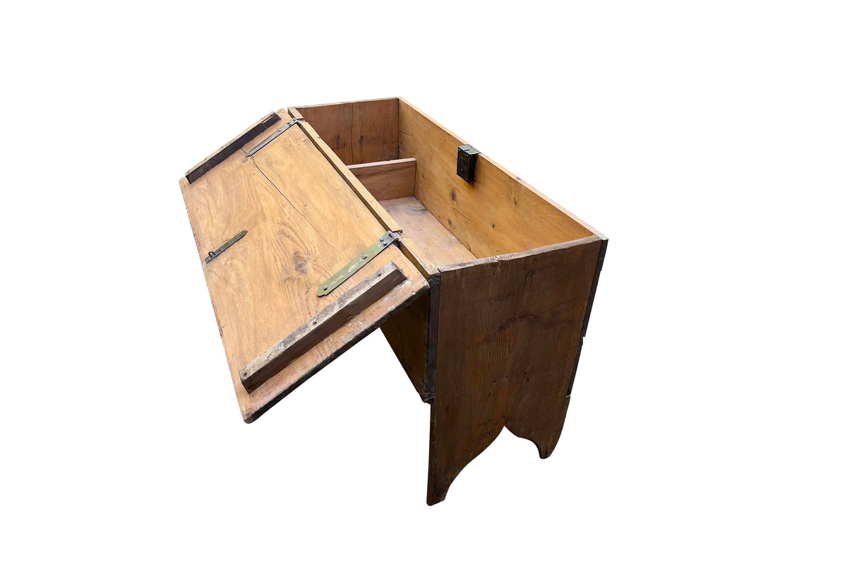 18th Century French Pine Blanket Chest Trunk