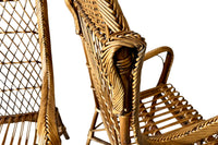 Pair of 1930s French Wicker Armchairs