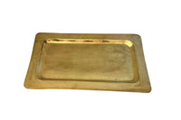 Large 20th Century Italian Modernist Brass Tray