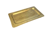 Large 20th Century Italian Modernist Brass Tray