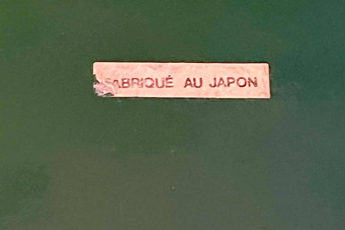 20th Century Japanese Malachite-Inspired Lacquer Tray