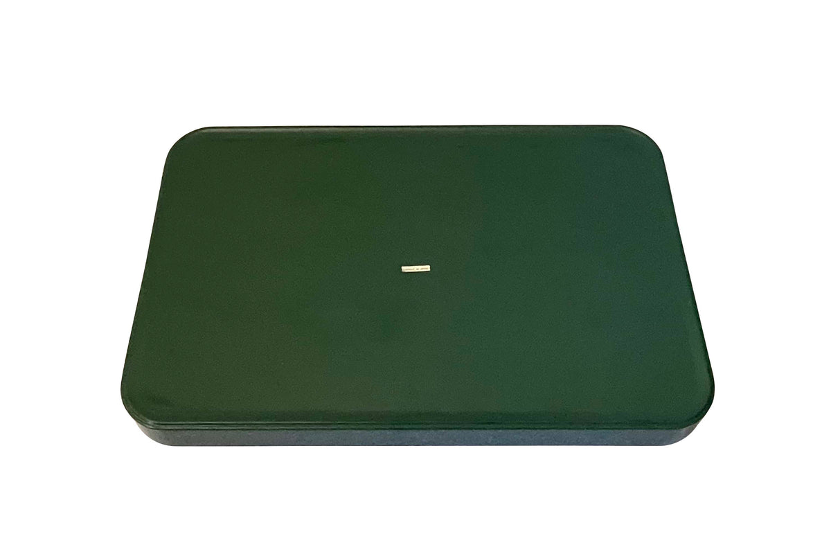 20th Century Japanese Malachite-Inspired Lacquer Tray