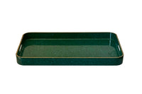 20th Century Japanese Malachite-Inspired Lacquer Tray