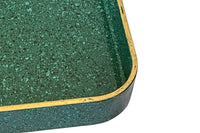 20th Century Japanese Malachite-Inspired Lacquer Tray