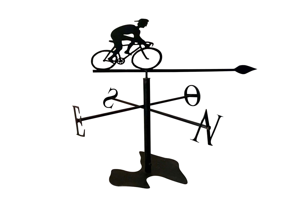 Mid-20th Century French Cyclist Weathervane