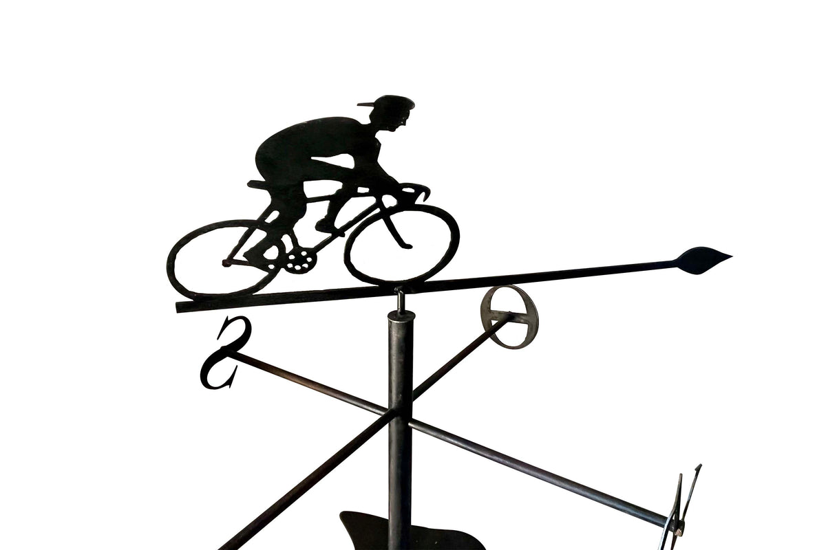 Mid-20th Century French Cyclist Weathervane