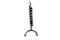 Pair of 19th Century French Wrought Iron Rat de Cave Cellar Candlesticks