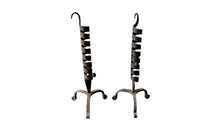 Pair of 19th Century French Wrought Iron Rat de Cave Cellar Candlesticks
