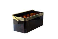 Mid-Century Italian Magazine Holder in the Manner of Aldo Tura