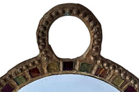 Large Mid-Century French Decorative Mirror By Irena Jaworska